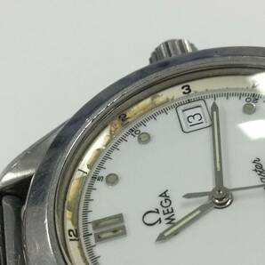 RR106☆＜AT/稼働＞腕時計 OMEGA オメガ Seamaster シーマスター クロノメーター メンズ 自動巻 デイト 社外ベルト 現状品 ☆の画像5