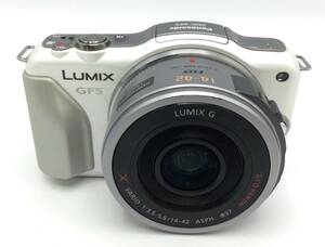 RR3☆＜通電/動作/精度未確認＞デジタルカメラ Panasonic パナソニック LUMIX DMC-GF5 レンズ 1:3.5-5.6/14-42 ASPH. φ37 ジャンク品 ☆