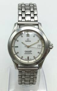 RR106☆＜AT/稼働＞腕時計 OMEGA オメガ Seamaster シーマスター クロノメーター メンズ 自動巻 デイト 社外ベルト 現状品 ☆