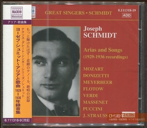 CMS2304-697＞【未開封品】NAXOS Historical┃ヨーゼフ・シュミット／アリアと歌曲 1929-36年録音