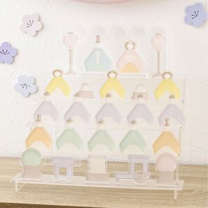 新品未使用 WEB限定 アクリルお雛様5段 ひな祭り 3coins スリコ スリーコインズ スリコ