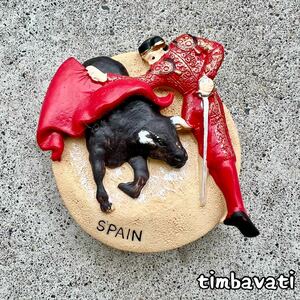 ☆新品☆【スペイン】闘牛　スーベニア マグネット　お土産 コレクション　Spain