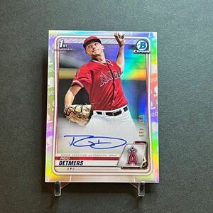 【499枚限定】リード・デトマーズ直筆サインカード 2020 Bowman Chrome 1st Bowman Autograph CDA-RD Reid Detmers