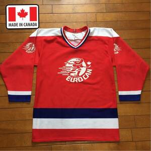 *[ Team-Mates ]*Made in Canada ice hockey mesh game shirt * size S