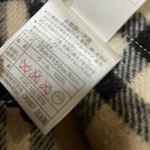 美品 BURBERRY LONDON バーバリー ひざ掛け ウール ブランケット ノバチェック _画像7