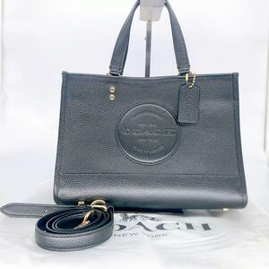 極美品COACH デンプシー キャリーオール 2way ショルダーバッグ