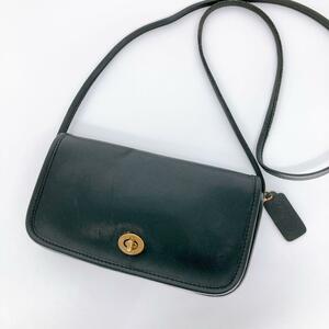 美品COACH オールドコーチ ショルダーバッグ 9813 ターンロック