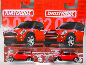 MATCHBOX 2003 ミニクーパー S 2台セット ミニカー マッチボックス