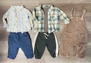 男の子 H&M BABY ベビー 6-9ヶ月 まとめ売り6点セット