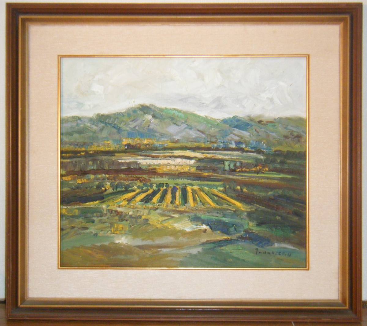 [Œuvre authentique] Peinture à l'huile Tadahiro Nakatani n° 10 Paysage Wakasa Nikikai Doujin Chef-d'œuvre P182, peinture, peinture à l'huile, Nature, Peinture de paysage