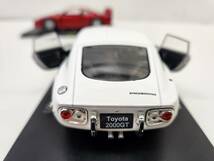 ★◆【ジャンク】ミニカー 2台セット TOYOTA 2000GT MF10 フェラーリ F40-1987 80サイズ_画像9