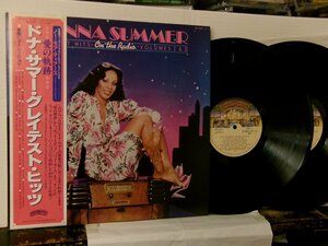 ▲ダブルジャケLP DONNA SUMMER ドナ・サマー / ON THE RADIO GREATEST HITS VOL.1&2 愛の軌跡 帯付 ビクター VIP-9571/2◇r60217