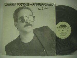 ■ 輸入USA盤 LP 　WILLIE COLON　/ LEGAL ALIEN TOP SECRETS ウィリー・コロン サルサ ファニア 1989年 FANIA RECORDS JM 655 ◇r60205