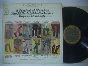 ■ 輸入USA盤 LP 　EUGENE ORMANDY　/ A FESTIVAL OF MARCHES オーマンディ指揮 マーチの祭典 1963年 MS 6474 ◇r60208