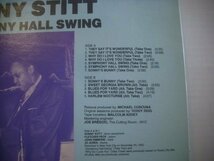 ● 輸入USA盤 LP SONNY STITT / SYMPHONY HALL SWING ソニー・スティット シンフォニーホールスウィング SAVOY JAZZ SJL 1165 ◇r60209_画像3