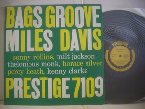 ● LP マイルス・デイビス / バグス・グルーヴ セロニアス・モンク MILES DAVIS BAGS' GROOVE 1954年 SMJ-6520(M) ◇r60209