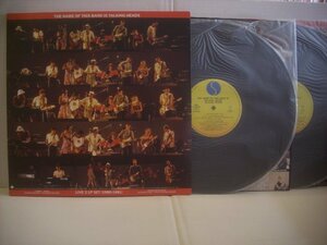 ● ダブルジャケ 2LP トーキング・ヘッズ / ライヴ 實況録音盤 THE NAME OF THIS BAND IS TALKING HEADS P-5605～6 ◇r60216