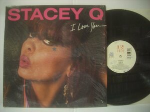 ■ 輸入USA盤 12インチ 　STACY Q　/ I LOVE YOU ステイシーQ ハイエナジー 1988年 ATLANTIC 0-86566 ◇r60220