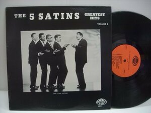 [輸入USA盤 LP] THE 5 SATINS / GREATEST HITS VOLUME 2 ザ・ファイブサテンズ ドゥーワップ EMBER RECORDS 5013 ◇r60224