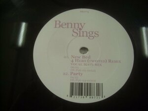 ■ 輸入UK盤 12インチ 　BENNY SINGS　/ NEW BED PARTY UNCONDIONAL LOVE ベニーシングス ニューベッド 2005年 SK073 ◇r60228