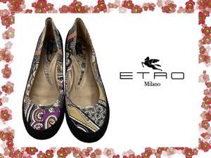 *. beauty *ETRO*peiz Lee pattern Flat * pumps EU36