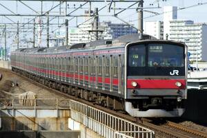 鉄道写真　東日本旅客鉄道（JR東日本）　京葉線　205系　先行車　Lサイズ