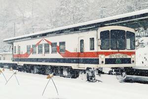 鉄道写真　神岡鉄道　KM-150形　おくひだ2号　Lサイズ　ネガ・データ化