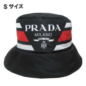 プラダ アパレル ハット 帽子 PRADA Reナイロン Sサイズ 1HC248 2FJW F0N98 TESSUTO RIGHE アウトレット メンズ レディース 