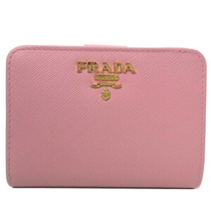 プラダ 二つ折り財布 PRADA ロゴ 1ML018-QWA-F0442 SAFFIANO METAL アウトレット レディース 