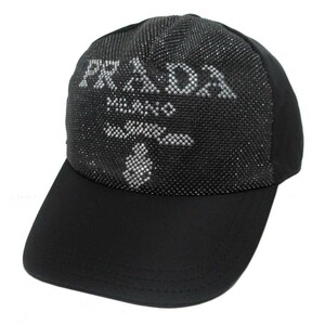 プラダ キャップ 帽子 PRADA マイクロスタッズ ナイロン 2HC179 2D0S F0002 TESSTO MICRO B / NERO メンズ レディース ユニセックス