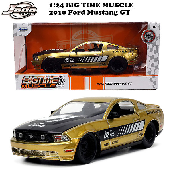 JADATOYS 1:24 BTM 2010 Ford Mustang GT Tom’s Racing ミニカー