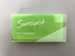 人気　Sunsorit　Skin Peel Ber　サンソリット スキンピールバー AHA　グリーン石鹸　135ｇ