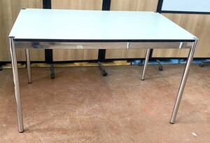 税込　在庫12台有【極美品】USM Haller Table ユーエスエム ハラー テーブル 幅125×75cm 定価13.9万 デスク ワークデスク ミーティング