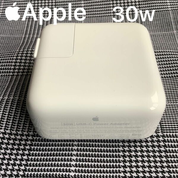 Apple iPhone充電器 30W USB-C電源アダプタ　A2164 純正品