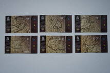 外国切手：ガーンジー切手 「sepac（欧州小規模郵政連合）テーマ・歴史的な地図」6種完 未使用_画像1