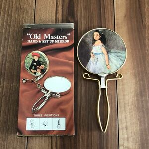 セール価格 Old Masters ミラー 手鏡 アンティーク雑貨 昭和レトロ ハンドミラー