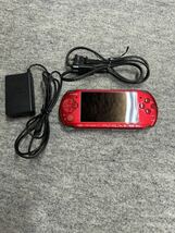 PSP3000 ラディアント レッド　本体　充電器、メモリーカード、ソフト付き　訳あり_画像2