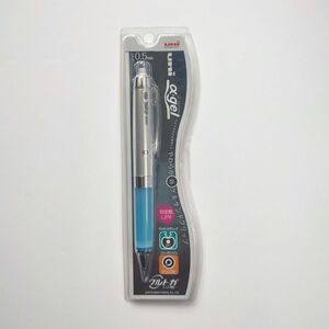 【新品未開封】uni α-gel クルトガ 0.5mm ブルー シャープペンシル ゲルサンドグリップ