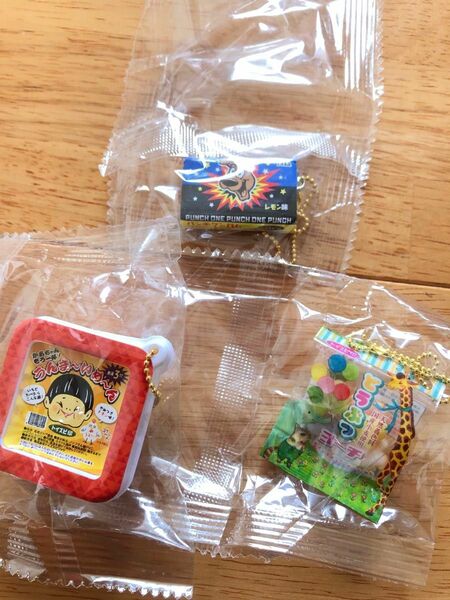 ☆ 未開封 ミニチュア 駄菓子シリーズ ガチャガチャ 3点セット ① ☆