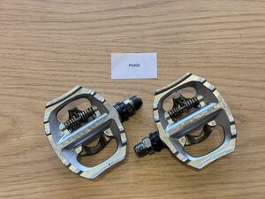 ■中古■SHIMANO シマノ PD-A530 シルバー フラットペダル SPD 片面ビンディング ロードバイク パーツ アクセサリー P0400