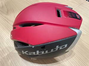■中古■OGK Kabuto オージーケー カブト AERO R1 エアロ L/XL JCF サイクルヘルメット 自転車ヘルメット ロードバイク P0303