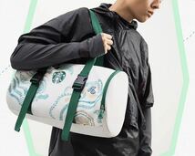 スターバックス スタバ かばん STARBUCKS 海外限定スタバ ラージ アウトドア ダッフル バックパック スポーツ靴の収納袋_画像10