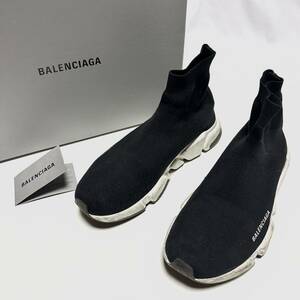 正規品◇最安◇BALENCIAGA バレンシアガ スピードトレーナー 42 speed trainer ブラック メンズ