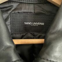 ナノユニバース シングルライダース レザージャケット 羊革 ラムレザー ブラック nano Mサイズ_画像3