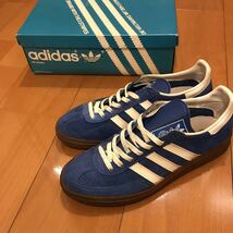 美品ビンテージ！西ドイツ製！アディダスオリジナルスハンドボールレザー25.5cm/adidas箱付き_画像1