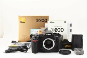 ★ショット数9,486枚・打痕キズ、ラバー部変色あり・美品★ Nikon ニコン D200 ボディ #13866MTT