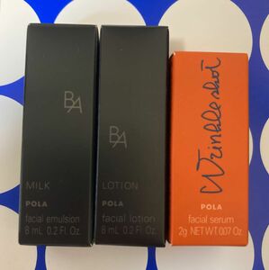 ポーラBAローションN&ミルクN、リンクルショットメディカルセラムN 2g サンプルセット POLA