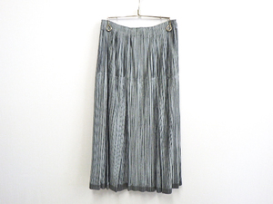 PLEATS PLEASE プリーツプリーズ イッセイミヤケ スカート サイズ5 グレー PP63-JG734 ISSEY MIYAKE レディース