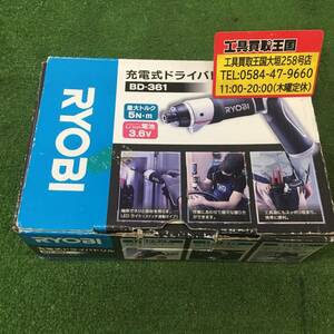 【中古美品】リョービ(RYOBI) 3.6V充電式ドライバードリル BD-361 647800A / ITE6I0UXTR6J