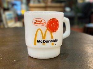 ★FIRE KING ファイヤーキング アドバタイジングマグカップ マクドナルド マグカップ McDonald's 01